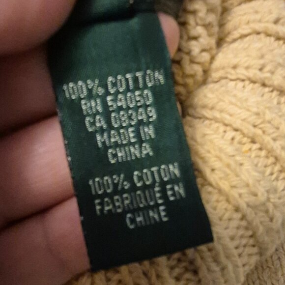 Hand Knit Ralph Lauren Dog Turtleneck Sweater (S) - Picture 7 of 9